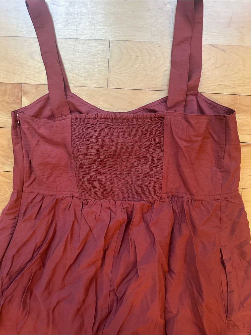 NWT Banana Republic Gathered Empire-Waist Midi Dress Sz M - Picture 11 of 11